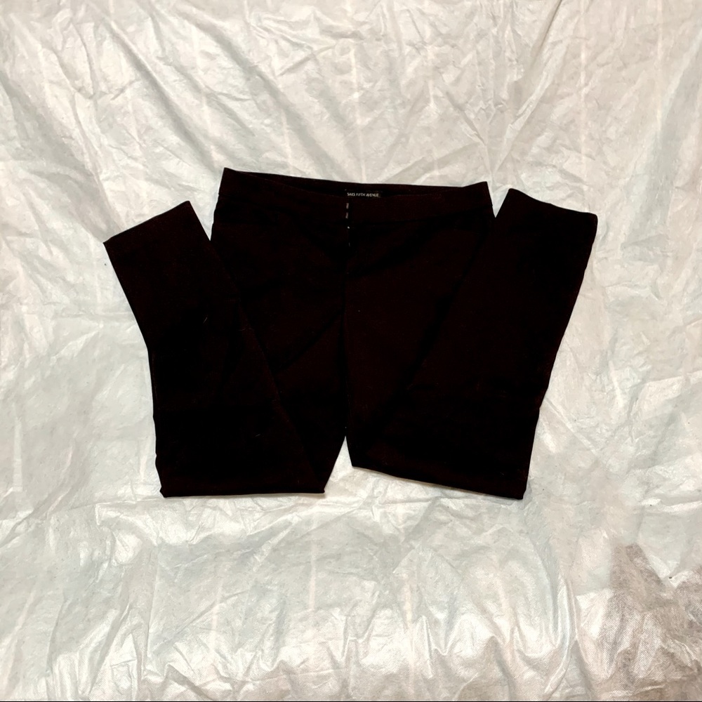 Saks Fifth Avenue dark plum pants